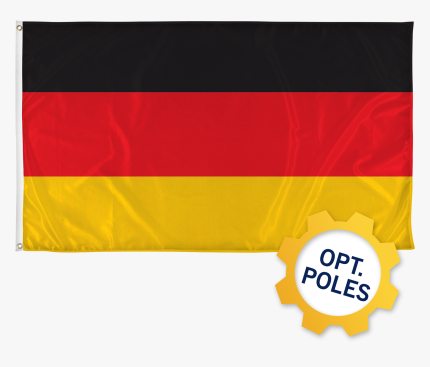 Germany Flag W/ Optional Flagpole - Flag, HD Png Download, Free Download