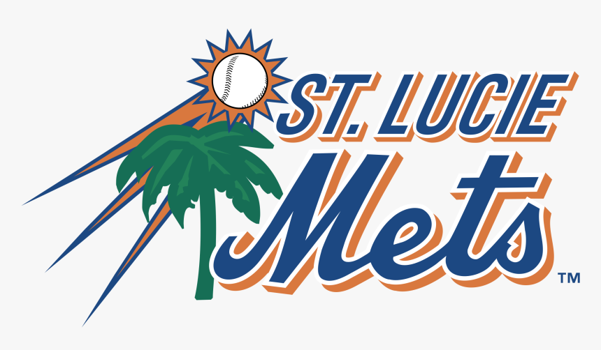 St Lucie Mets Logo Png Transparent - Logos And Uniforms Of The New York Mets, Png Download, Free Download