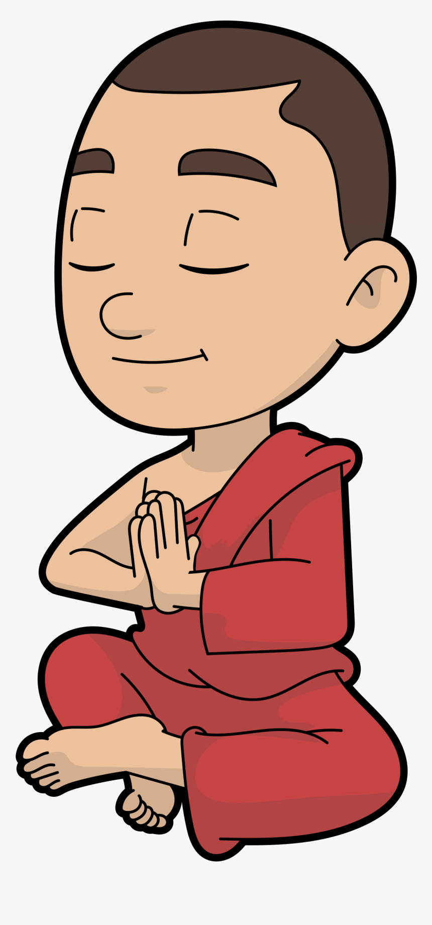 Meditation Cartoon Png, Transparent Png, Free Download