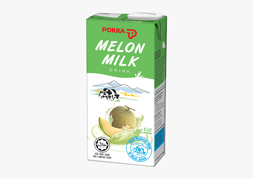 Melon Milk Drink - Pokka Melon Milk 1l, HD Png Download, Free Download