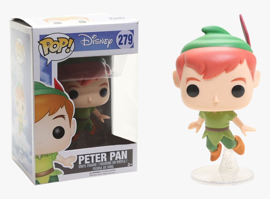 Peter Pan Flying Us Exclusive Pop Vinyl Figure - Peter Pan Hot Topic Exclusive Funko Pop, HD Png Download, Free Download