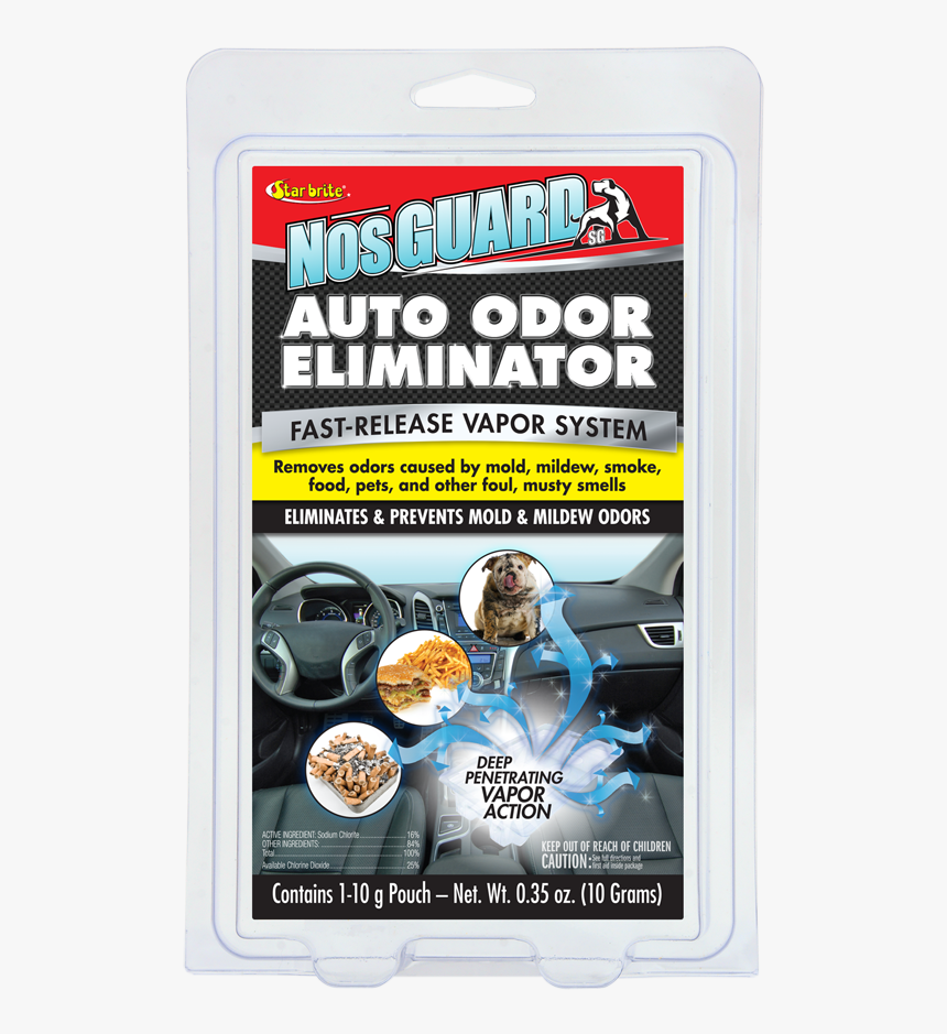 Star Brite 19970 Nosguard Sg Auto Odor Eliminator Smoke, HD Png Download, Free Download