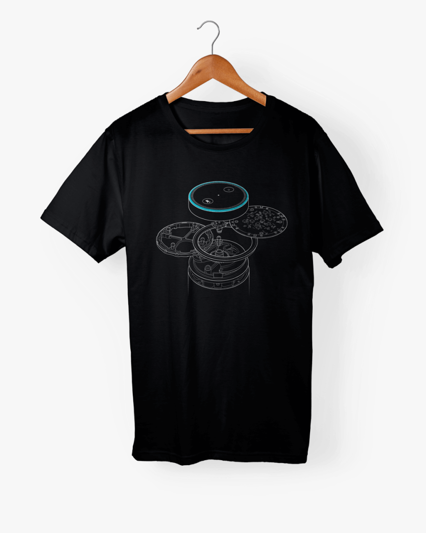 Echosplosion Shirt Mockup - Alexa Dev Shirt, HD Png Download, Free Download