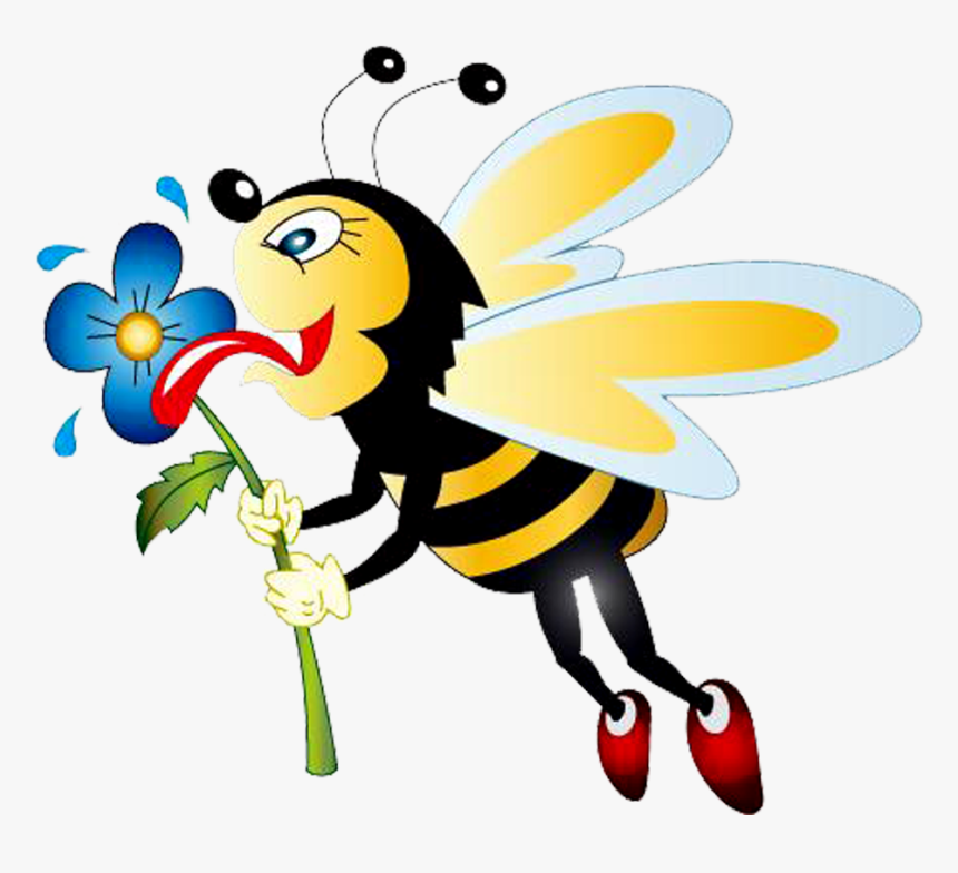 Bees Clipart Christmas - Honey Bee Funny, HD Png Download, Free Download