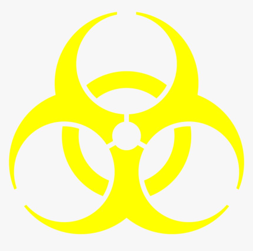 Biohazard Transparent Yellow - Yellow Toxic Logo Png, Png Download, Free Download