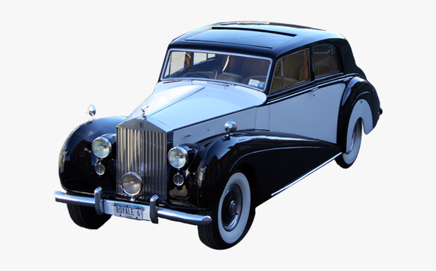 1950 Car Png - Rolls Royce Vintage Png, Transparent Png, Free Download