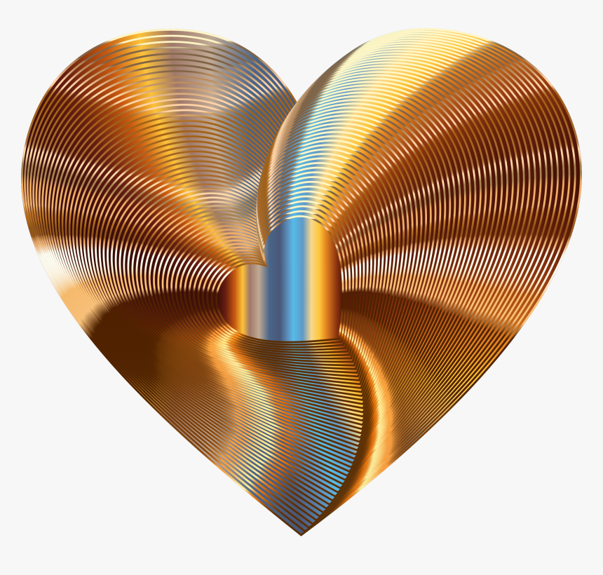 Golden Heart Of The Rainbow 3 Clip Arts - Brown Rainbow, HD Png Download, Free Download