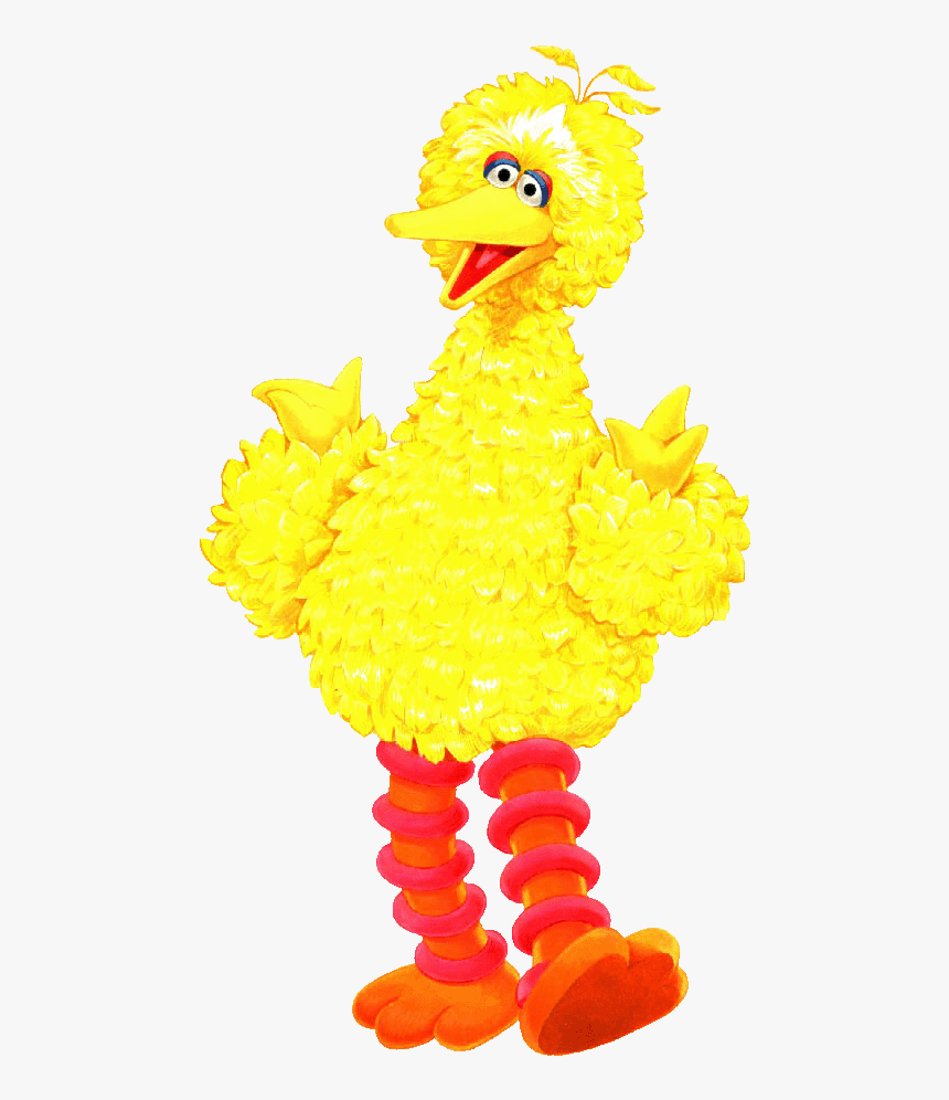 Sesame Street Big Bird Cartoon Big Bird Face Sesame - Sesame Street Big Bird Clip Art, HD Png Download, Free Download