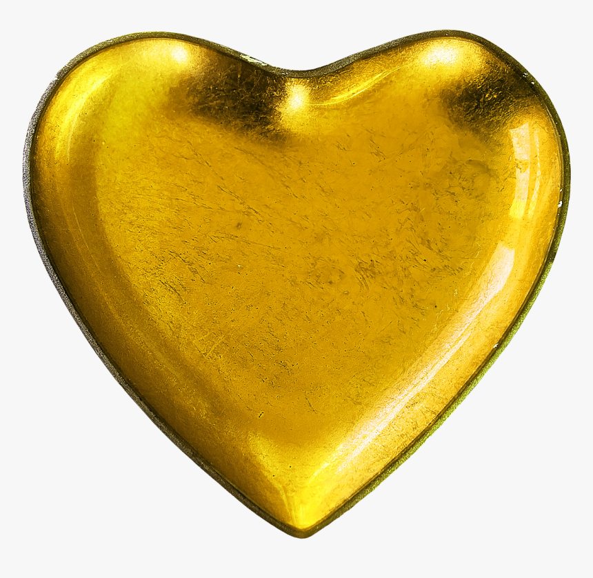 Coração De Ouro Png, Transparent Png - kindpng