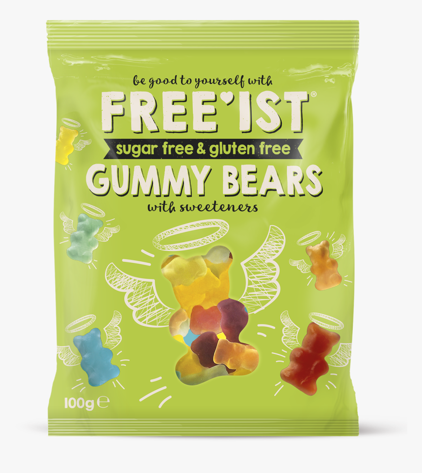 Sugar Free Gummy Bears - Toffee, HD Png Download, Free Download