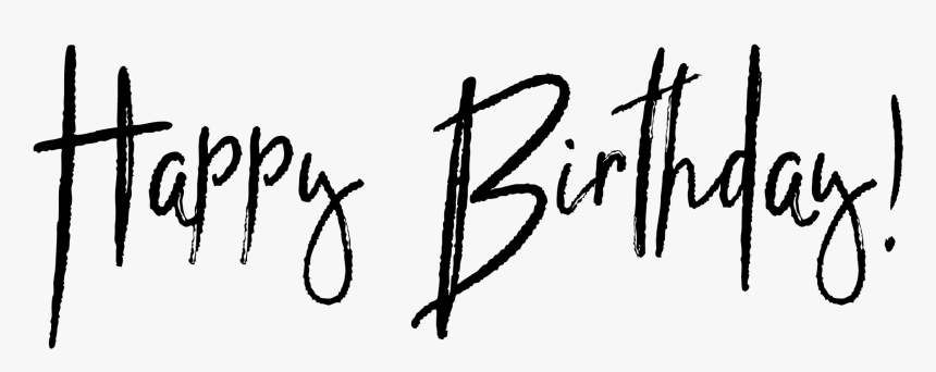 Free Happy Birthday Png Text - Happy Birthday Png Text, Transparent Png, Free Download