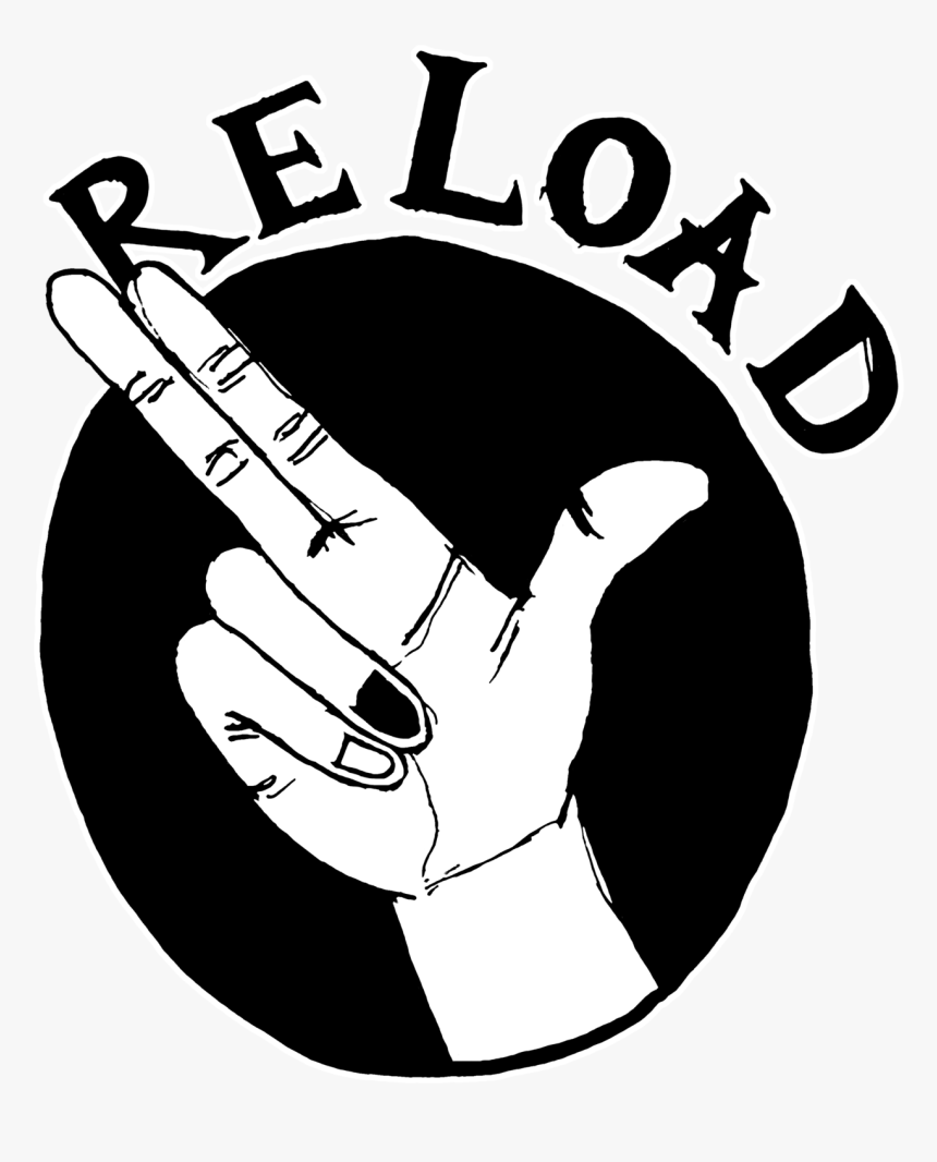 Reload Gun Fingers Tshirt Cool Funny Festival Party - Gun Fingers Png, Transparent Png, Free Download