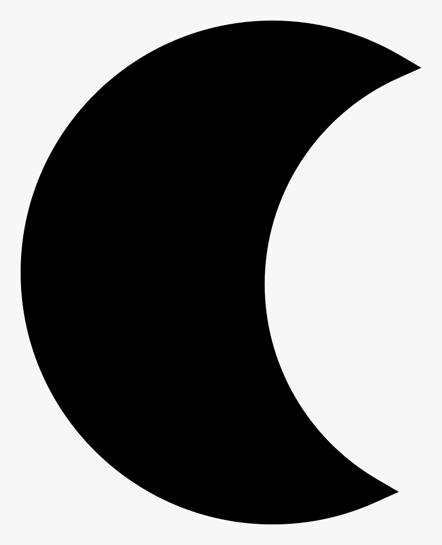 Black And White Half Moon, HD Png Download, Free Download