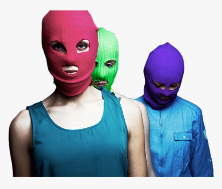 Pussy Riot Members - Mascara Pussy Riot, HD Png Download, Free Download