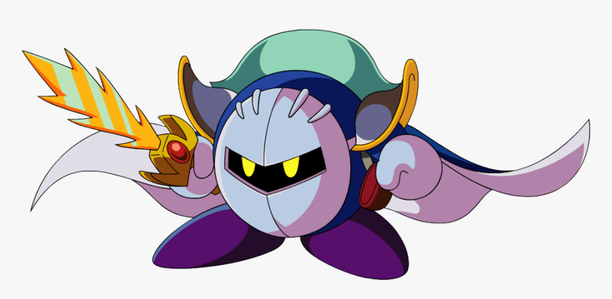 Meta Knight Met A Knight , Png Download - Funny Meta Knight And Kirby, Transparent Png, Free Download