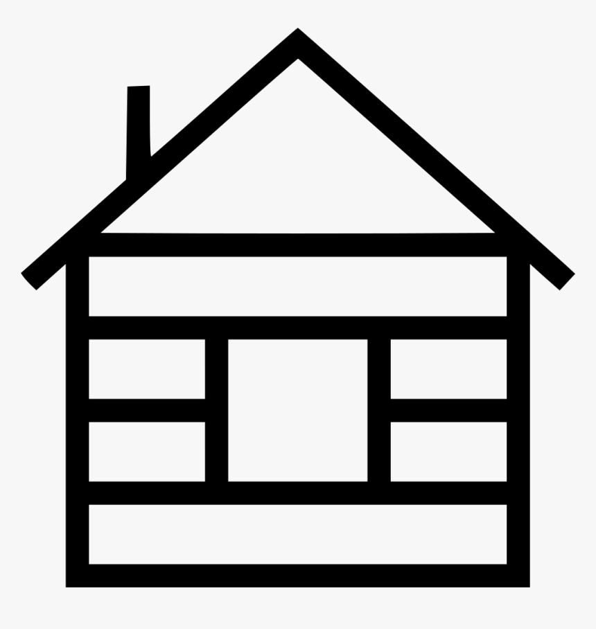 Wood Cabin - Cabin Icon Png, Transparent Png, Free Download