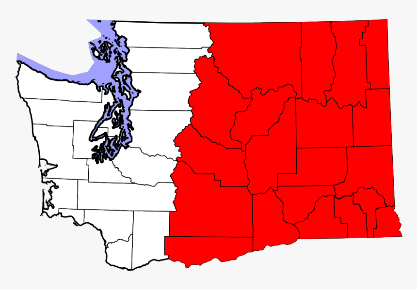 Transparent Washington State Outline Png - King County Washington, Png Download, Free Download