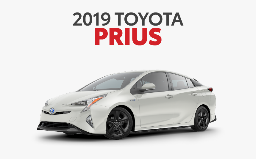 White Toyota Prius 2018, HD Png Download, Free Download