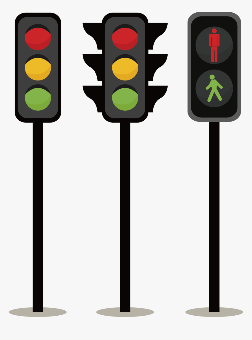 Adobe Light Material Creative Lights Traffic Illustrator - Transparent Traffic Light Png, Png Download, Free Download