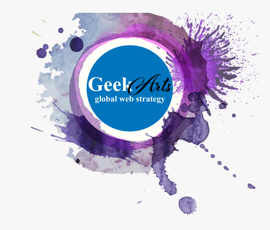 Geekarts Logo Agence Web Agence De Communication Paris - Transparent Watercolor Butterfly, HD Png Download, Free Download