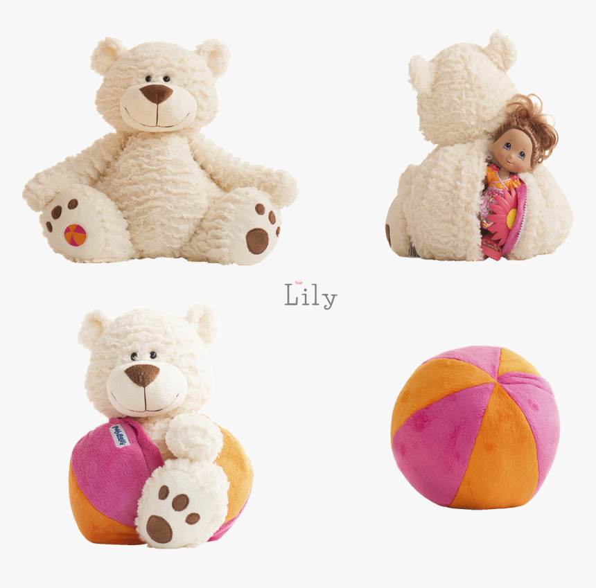 Buddy Balls Teddy Bear Lily - Buddy Ball Teddy Bear, HD Png Download, Free Download