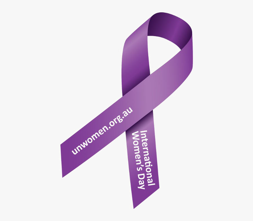 International Womens Day Png File - International Women's Day Ribbon, Transparent Png, Free Download