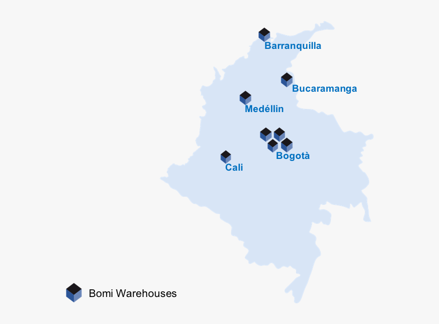 Mapa De Colombia Triangulos, HD Png Download, Free Download