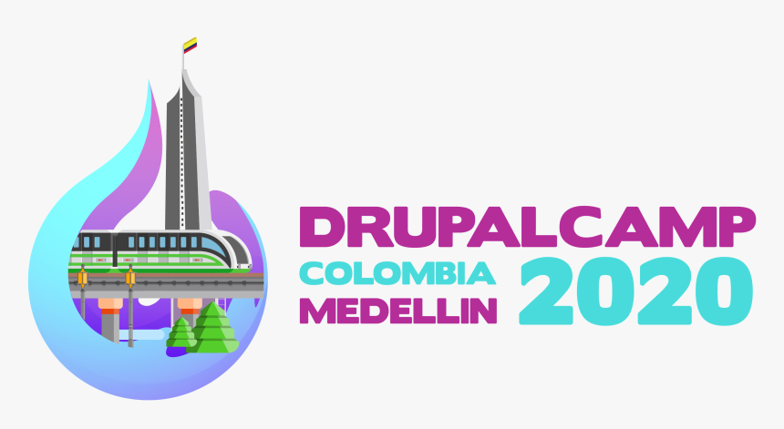 Drupal Camp Medellín - Graphic Design, HD Png Download, Free Download