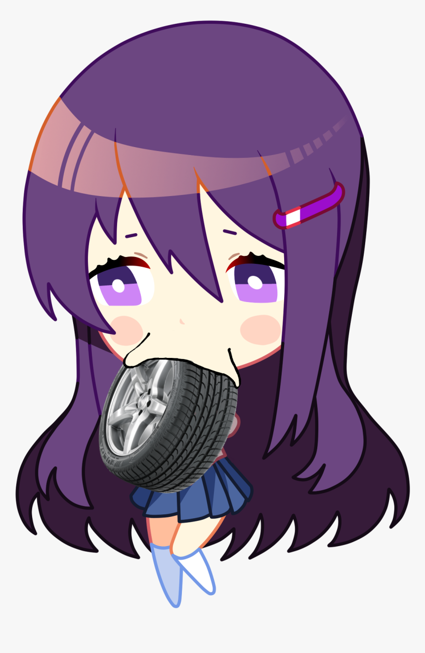 Funchibi Yuri, But She Of Course Keeps Putting Stuff - Chibi Doki Doki Literature Club Yuri, HD Png Download, Free Download