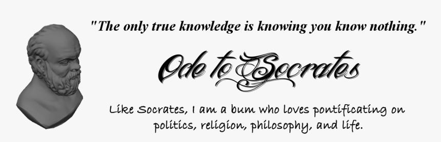 Ode To Socrates - Calligraphy, HD Png Download, Free Download