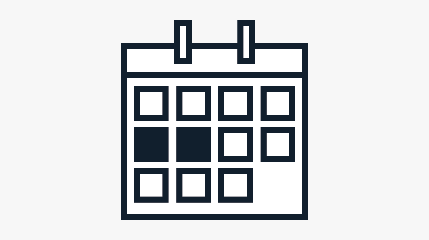 Calender - Flat Minimalist Calendar Icon, HD Png Download, Free Download