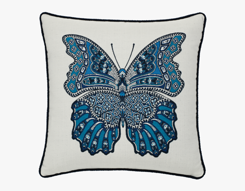 Mariposa Azure - Throw Pillow, HD Png Download, Free Download