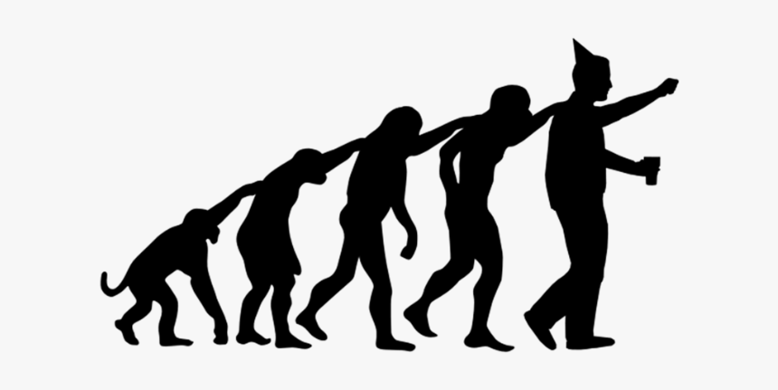 Evolution Of Party - Silly Walk Evolution, HD Png Download, Free Download