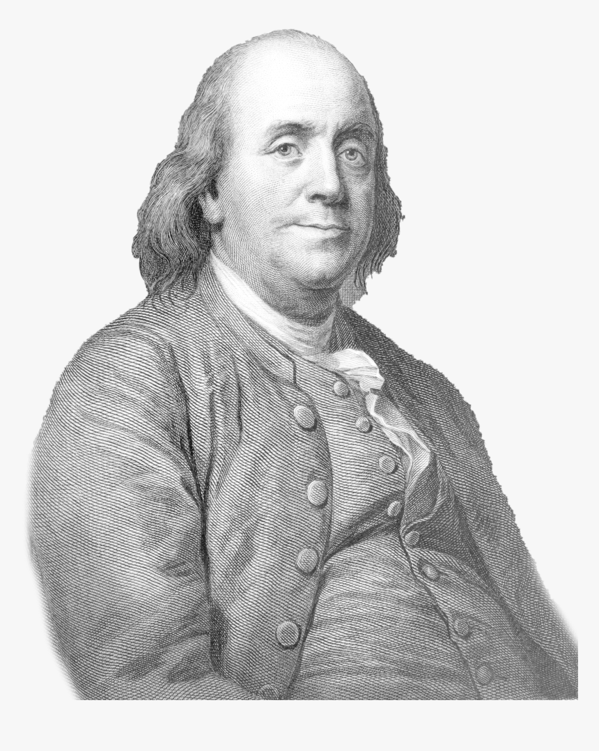 Benjamin Franklin Png Image - Benjamin Franklin, Transparent Png, Free Download