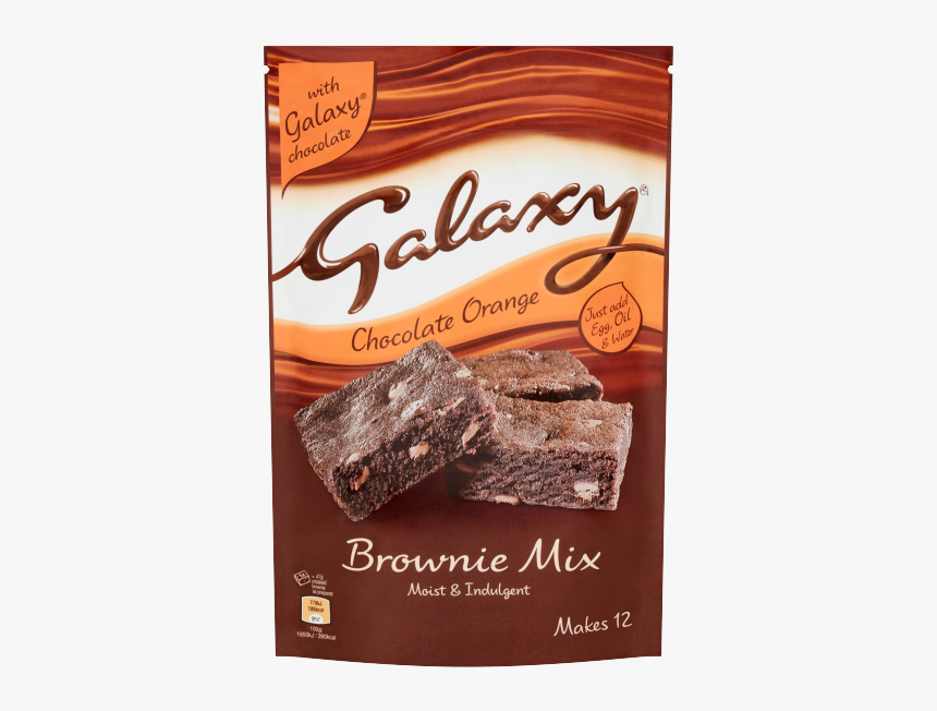 Galaxy Chocolate Orange Brownie Mix - Chocolate Brownie Mix Tesco, HD Png Download, Free Download