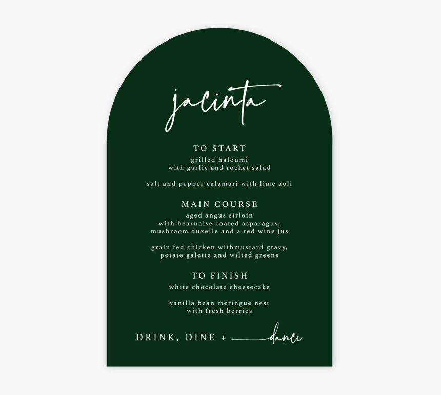 Poeme Arch Menu - Calligraphy, HD Png Download, Free Download