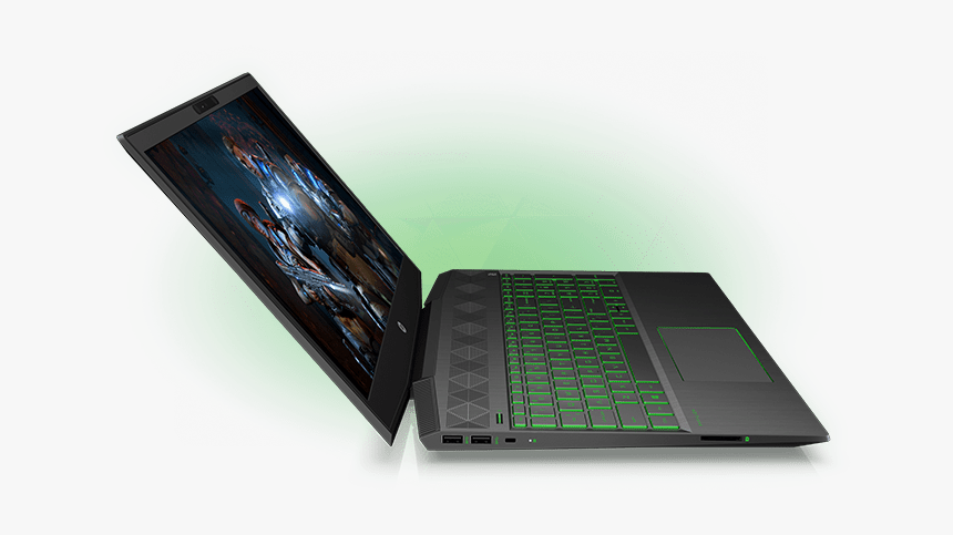 Pavilion Laptop Side View - Hp Gaming Pavilion 15 8th, HD Png Download ...