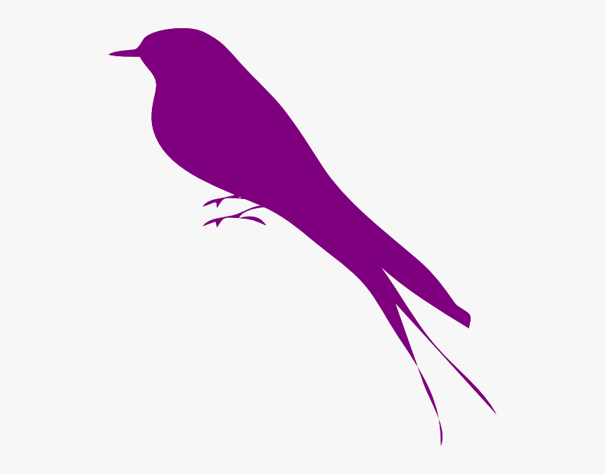 Clipart Purple Bird, HD Png Download, Free Download