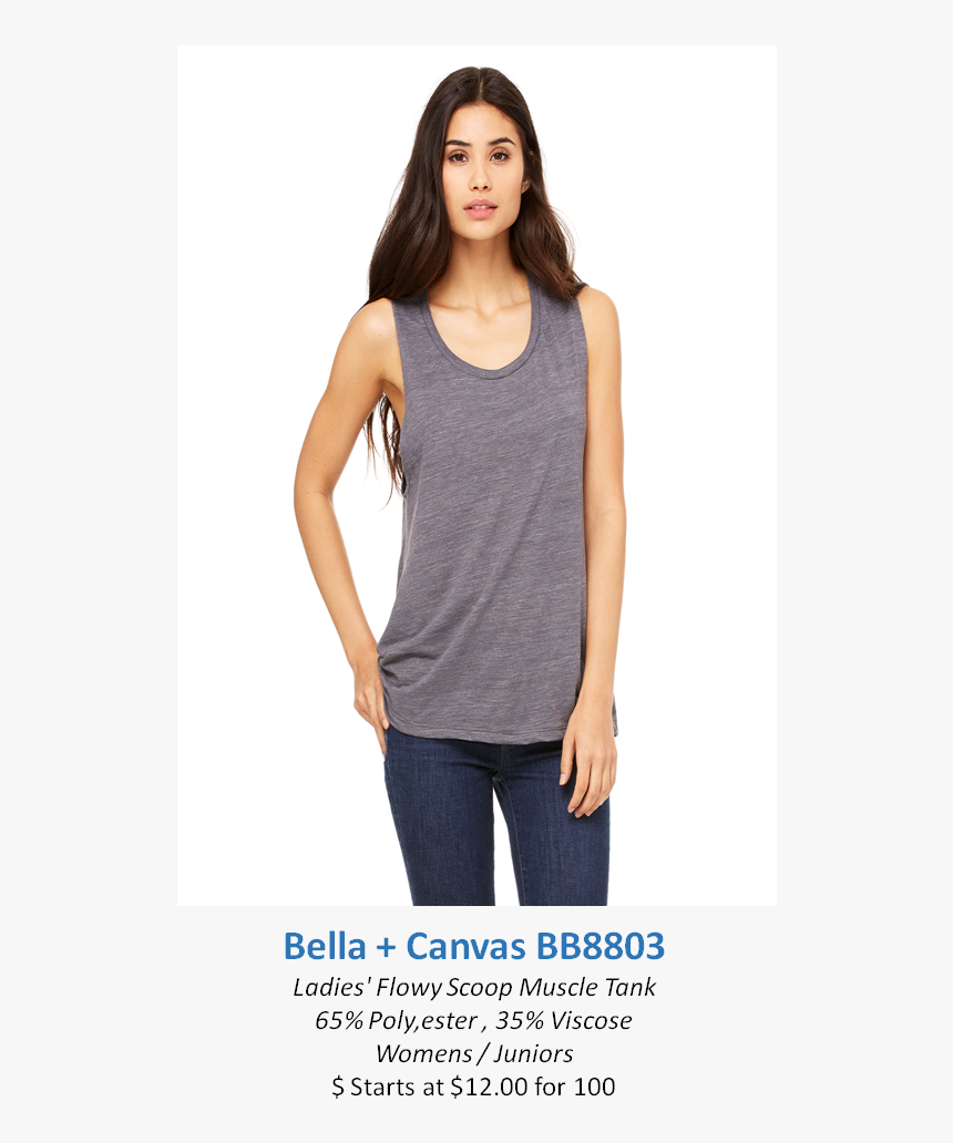 Bella Canvas Bb8803 - Stylish Woman Png, Transparent Png, Free Download