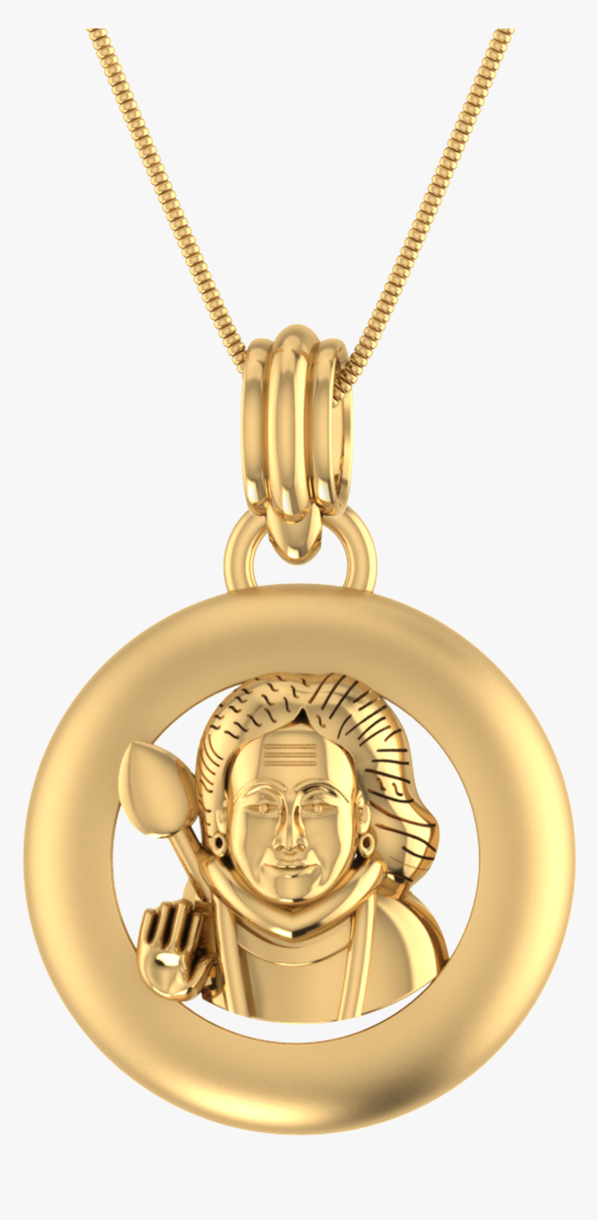 Virgin Mary With Baby Jesus Gold Pendant, HD Png Download, Free Download