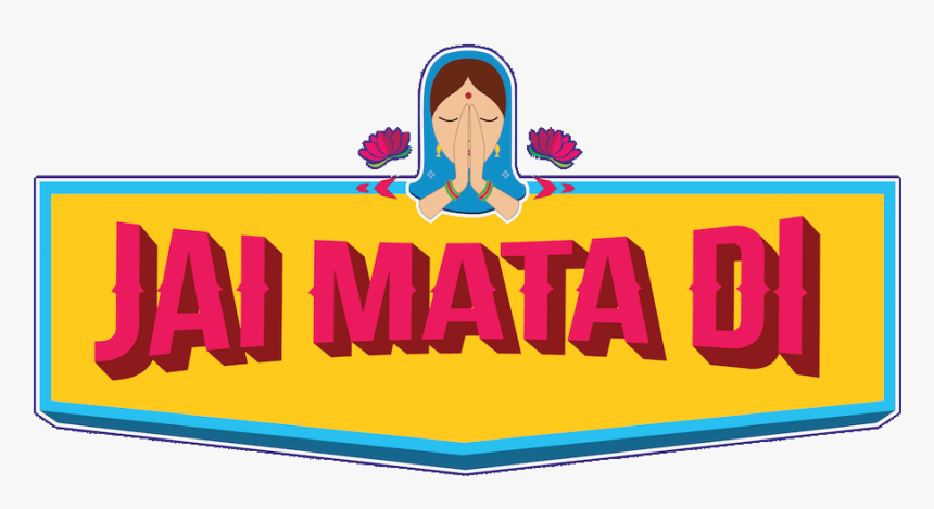 Jai Mata Di Text Png, Transparent Png, Free Download