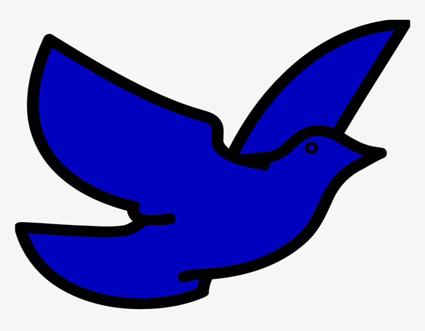 Pigeon Bird Clipart Png - Blue Bird Flying Clipart, Transparent Png, Free Download