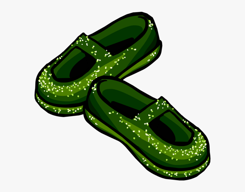 Green Shoe Png - Blue Slippers Clip Art, Transparent Png, Free Download