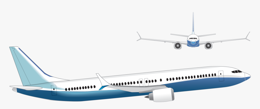 Illustration Of A 737 Max In Flight - Boeing 737 Next Generation, HD Png Download, Free Download