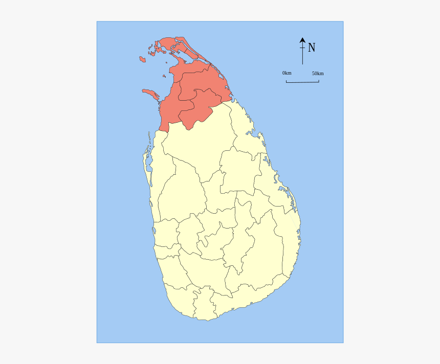 Sri Lanka Map Provinces, HD Png Download, Free Download