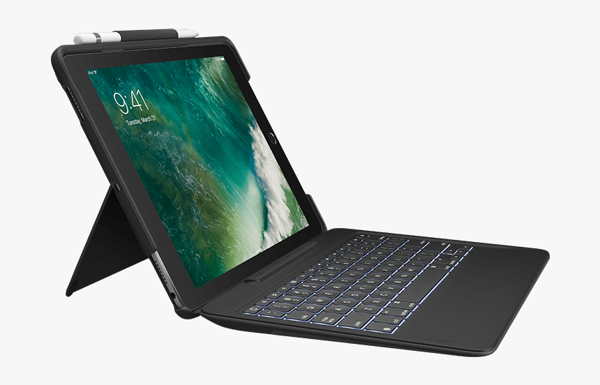 Logitech Slim Combo Case For Ipad Pro - Logitech Slim Combo Keyboard Folio For Ipad Pro 10.5, HD Png Download, Free Download