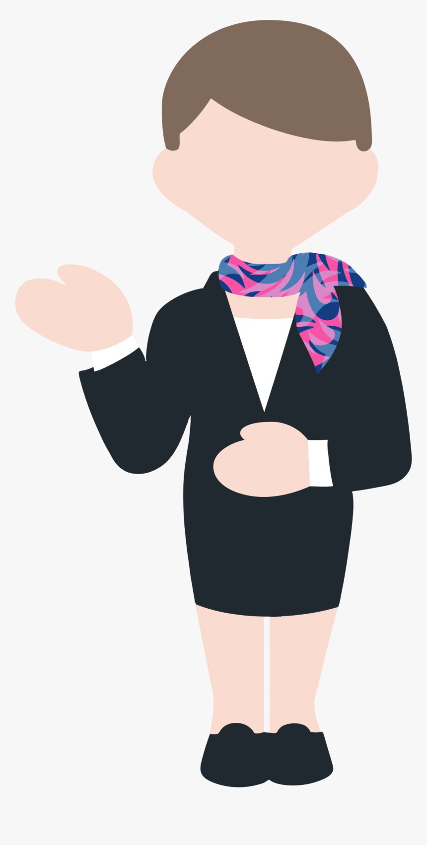 Stewardess Icon Png, Transparent Png, Free Download