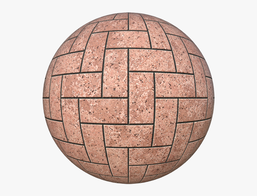 Red Brick Texture In Herringbone Pattern, Seamless - Sphere, HD Png Download, Free Download