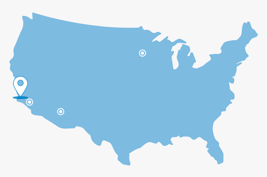 United States Map Transparent Background, HD Png Download - kindpng