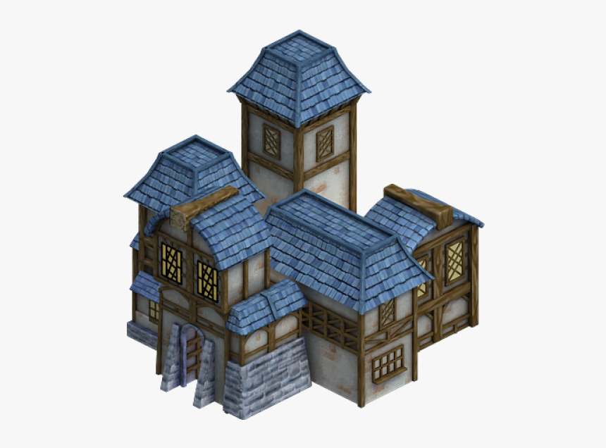 Isometric Fantasy House Png, Transparent Png, Free Download